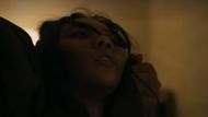 A still of Jin Hee-jeong in Hellbound Season 2 Ep 1. (Image via Netflix)